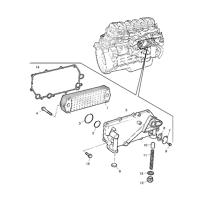 DICHTSATZ - ÖLKÜHLER SCANIA - DC12 - (1349497)