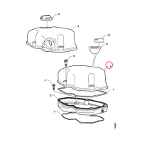 VENTILDECKEL - OBEN DC12 (ohne Öldeckel) PD