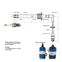 ZÜNDLEITUNG - 650 mm für SCANIA DC13