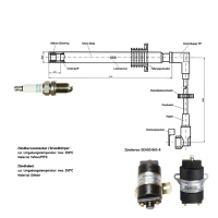 ZÜNDLEITUNG - 650 mm für SCANIA DC13