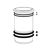 DICHTUNGSRINGSATZ - Ø 128 - LAUFBUCHSE - KS