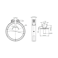 V-BANDSCHELLE - Ø 120 mm