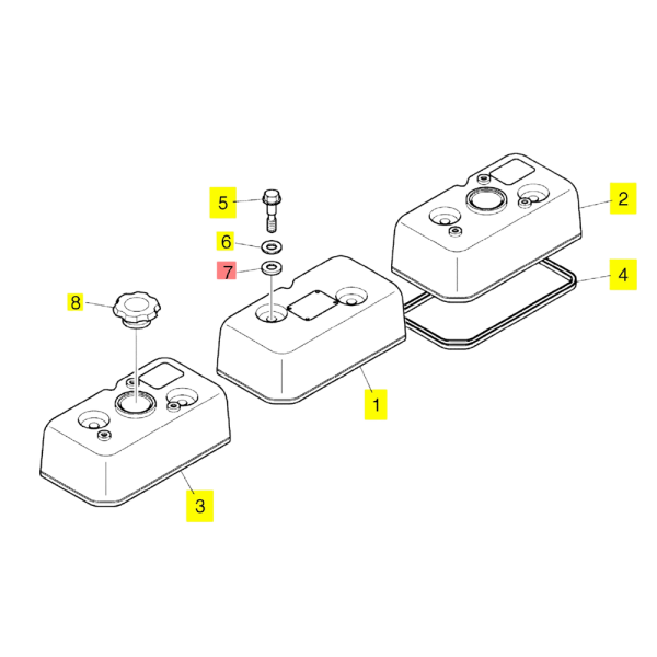 DICHTUNG - VENTILDECKELSCHRAUBE BGA086