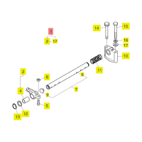 KIPPHEBELWELLE - ASSY KOMPLETT PU086