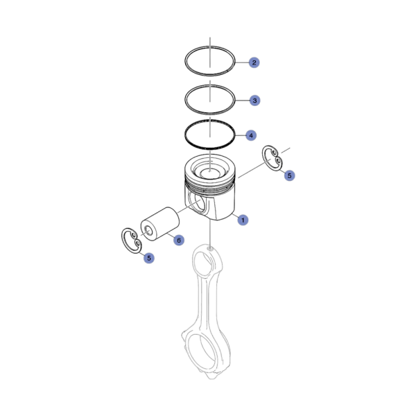 KOLBEN - Ø 130 OC13 EPSILON 12,5