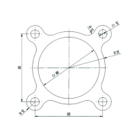 DROSSELKLAPPE - FLANSCHDICHTUNG GAC (Ø75)