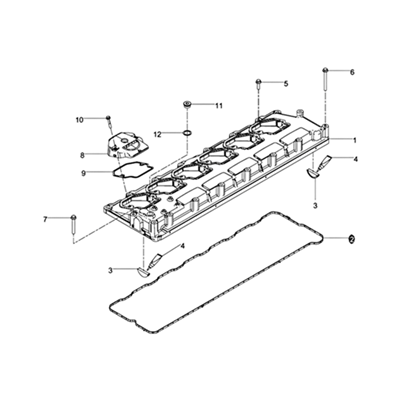 VENTILDECKELDICHTUNG - E2676LE212