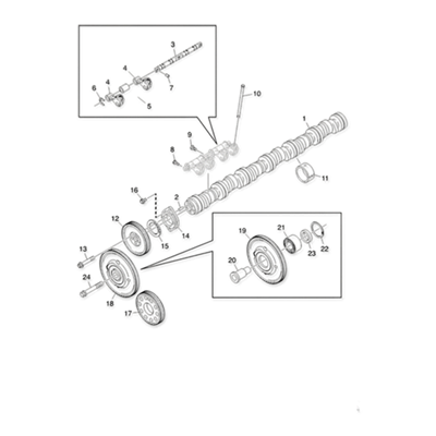 SCHRAUBE - ROLLENSTÖSSELWELLE DC13