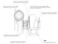 TURBOLADER - MONTAGESATZ  (DC12 180-250 kW)