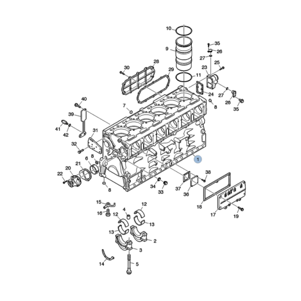 ZYLINDERBLOCK - DC12 57A Ø127